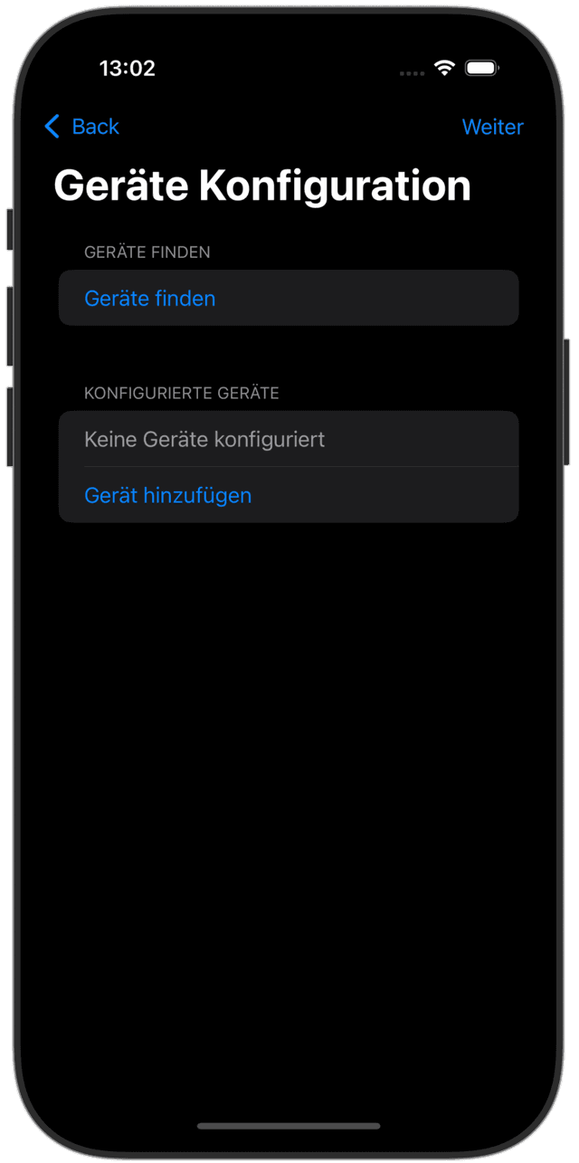 Geräte Konfiguration